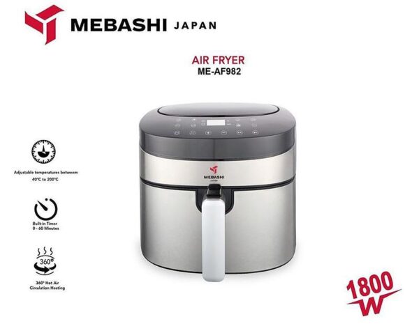 ▫️سرخ کن بدون روغن مباشی مدل ME-AF982 mebashi af 982
